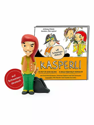 TONIES | Hörfigur - Kasperli Im Zoo / Pirat Ohnibart | 